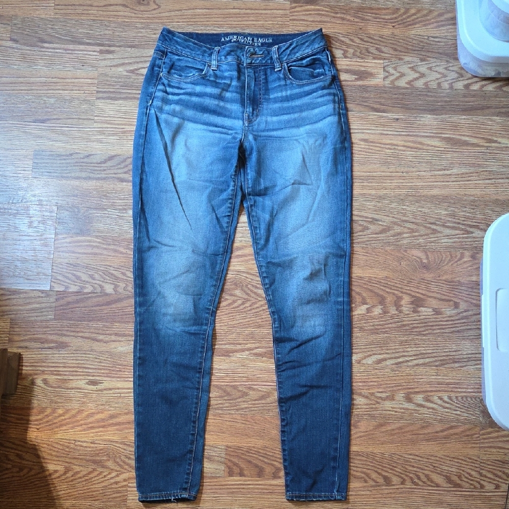 American Eagle Hi-rise Jegging Size 8 Long